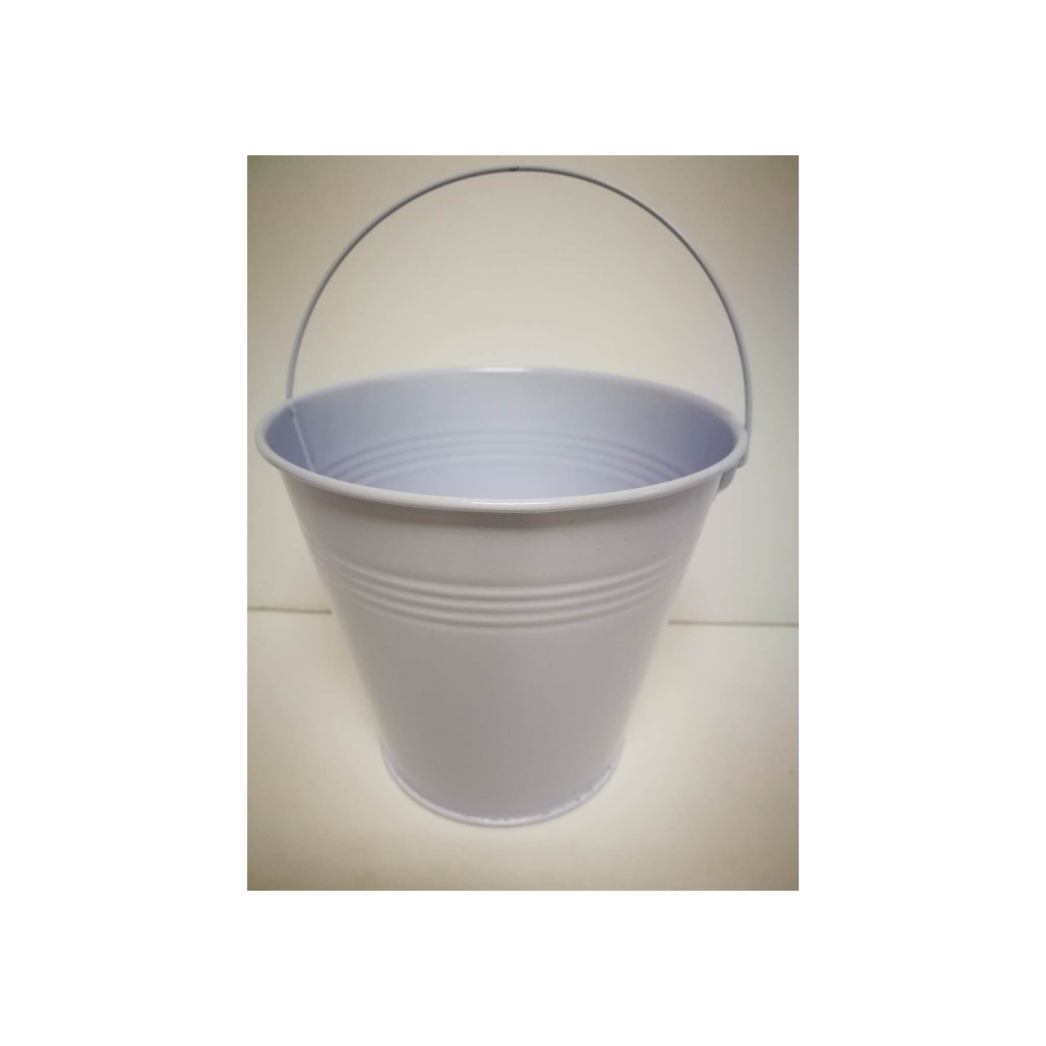 5" Bucket Medium White